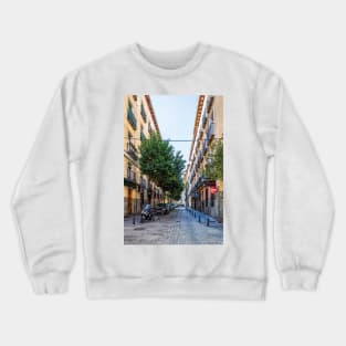 Amnesty street in Madrid Crewneck Sweatshirt